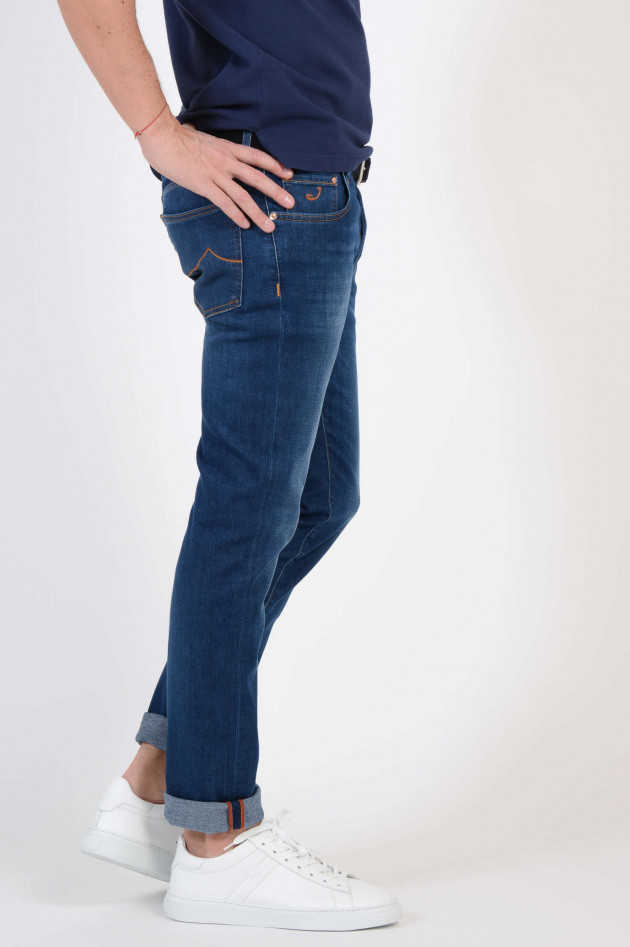 Jacob Cohën Jeans in Mittelblau