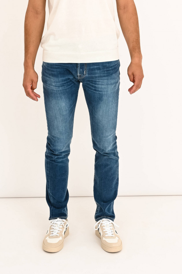 Jacob Cohën Klassische Jeans in Mittelblau