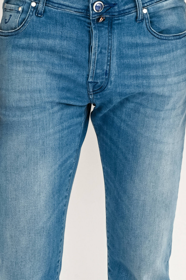 Jacob Cohën Klassische Jeans in Hellblau