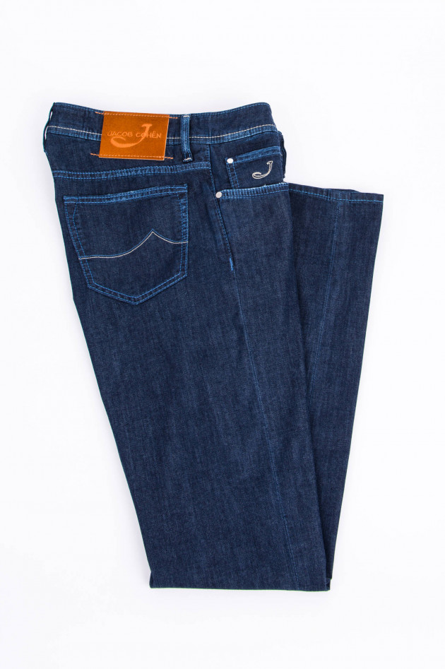 Jacob Cohën Leichte Jeans in Dunkelblau