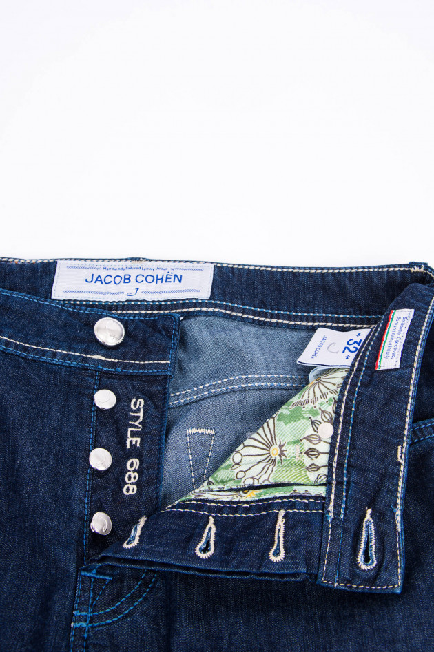 Jacob Cohën Leichte Jeans in Dunkelblau