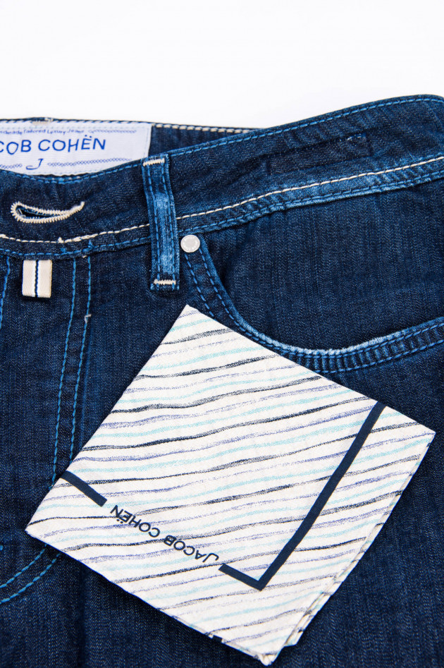 Jacob Cohën Leichte Jeans in Dunkelblau