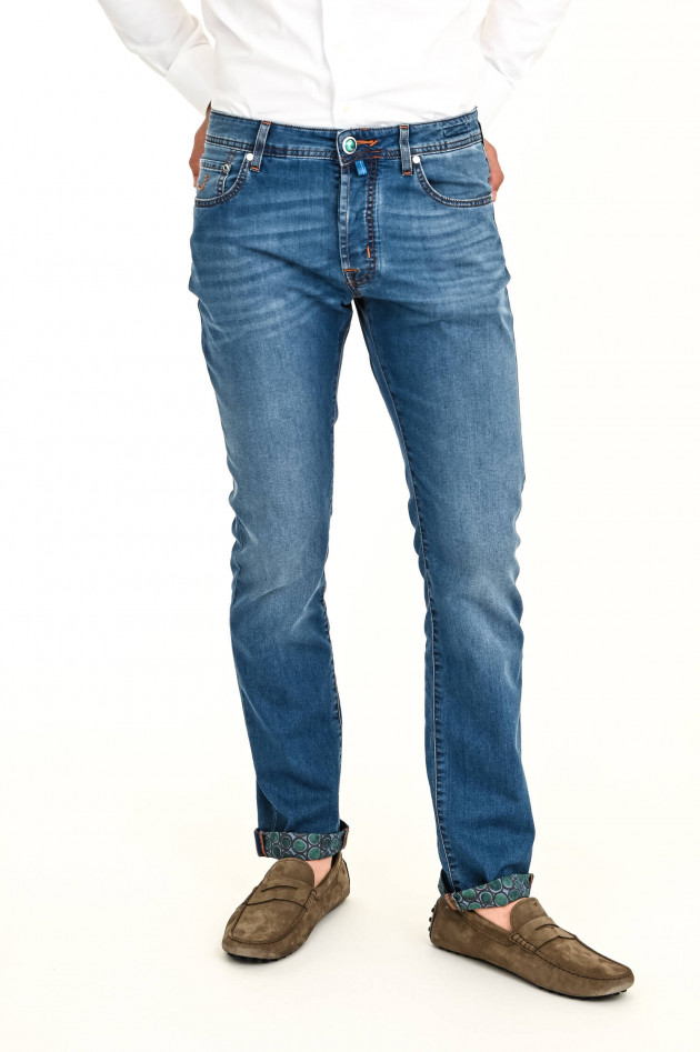 Jacob Cohën Leichte Jeans in Mittelblau