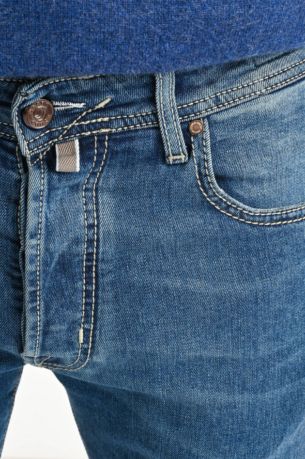 Jacob Cohën Jeans aus Baumwollstretch in Hellblau