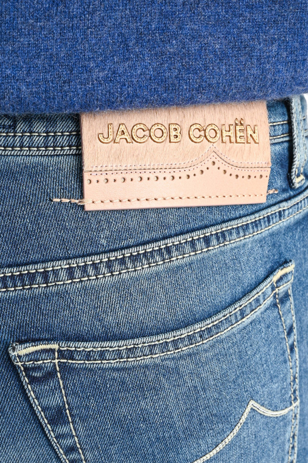 Jacob Cohën Jeans aus Baumwollstretch in Hellblau