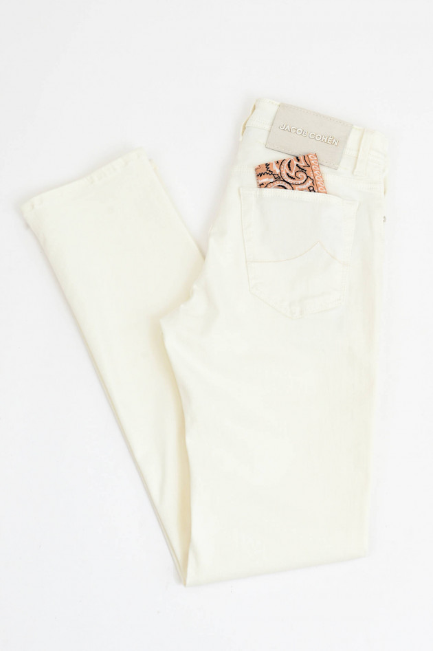 Jacob Cohën Slim Fit Jeans BARD S3732 in Weiß