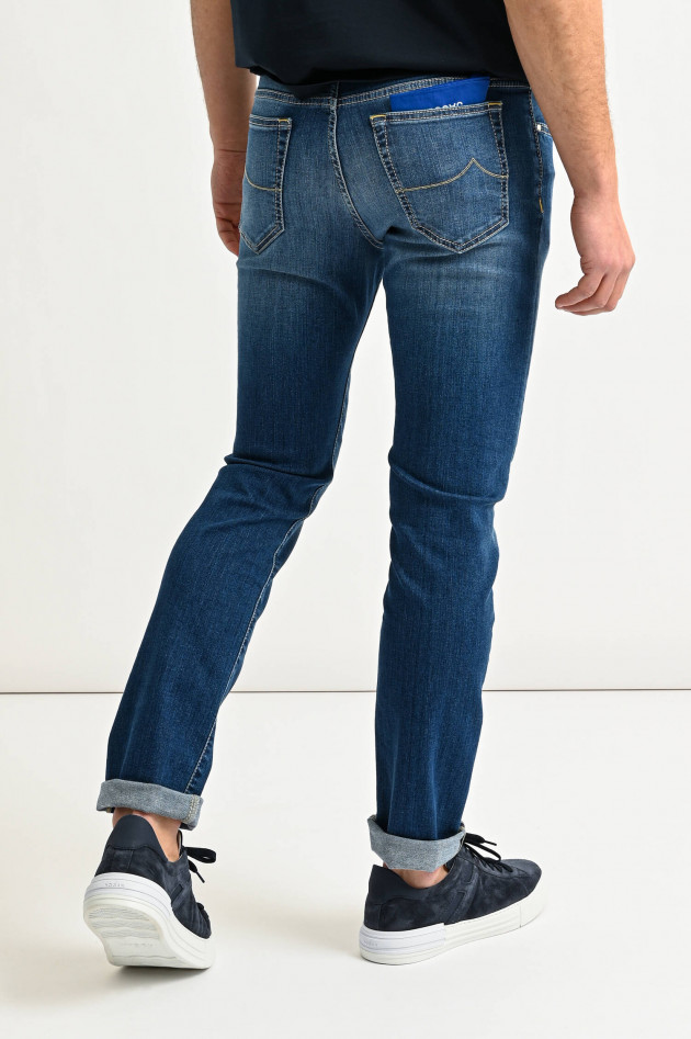 Jacob Cohën Slim Fit Jeans BARD S3623 in Mittelblau