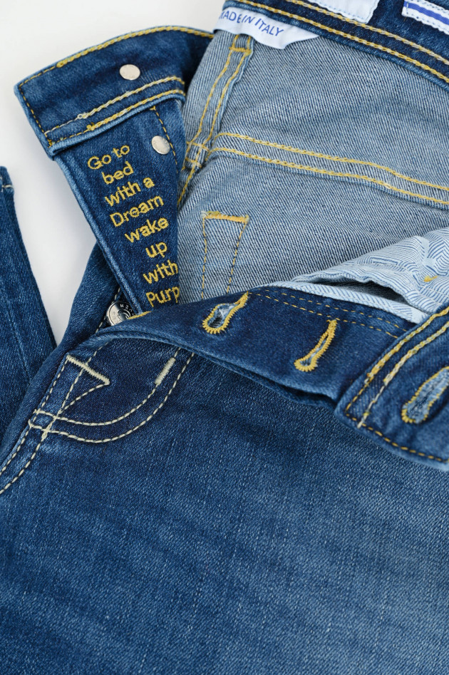 Jacob Cohën Slim Fit Jeans BARD S3623 in Mittelblau