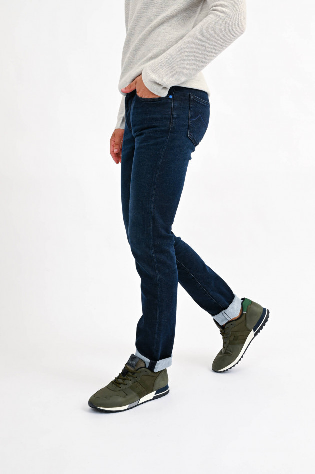 Jacob Cohën Slim-Fit Jeans BARD in Mittelblau