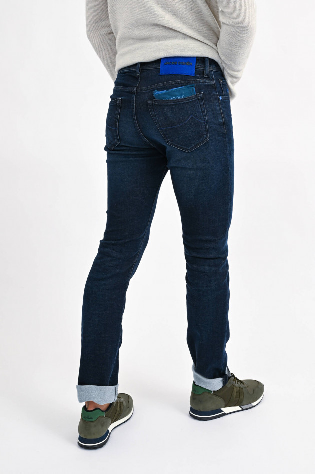 Jacob Cohën Slim-Fit Jeans BARD in Mittelblau