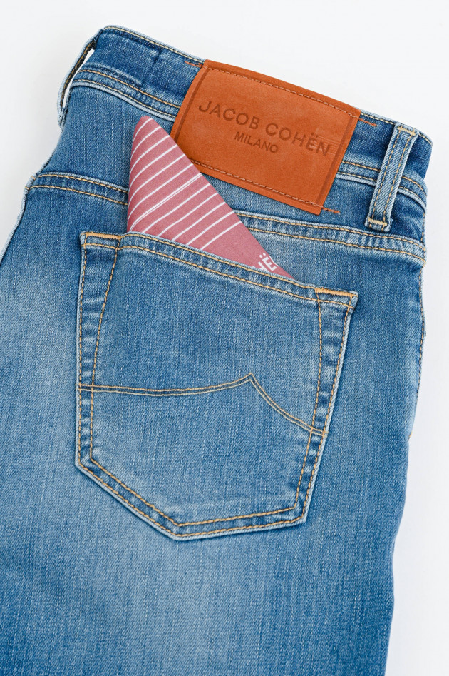 Jacob Cohën Slim Fit Jeans BARD S3623 in Mittelblau