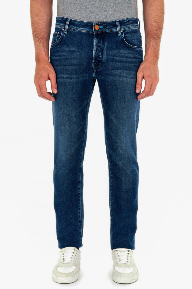Jacob Cohën Slim Fit Jeans BARD S3588 in Dunkelblau