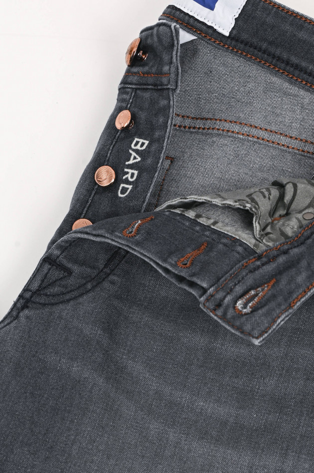 Jacob Cohën Slim Fit Jeans BARD mit Powerstretch in Grau