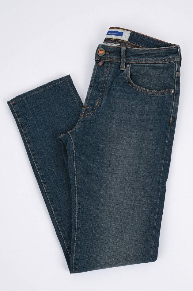 Jacob Cohën Slim Fit Jeans BARD in Mittelblau