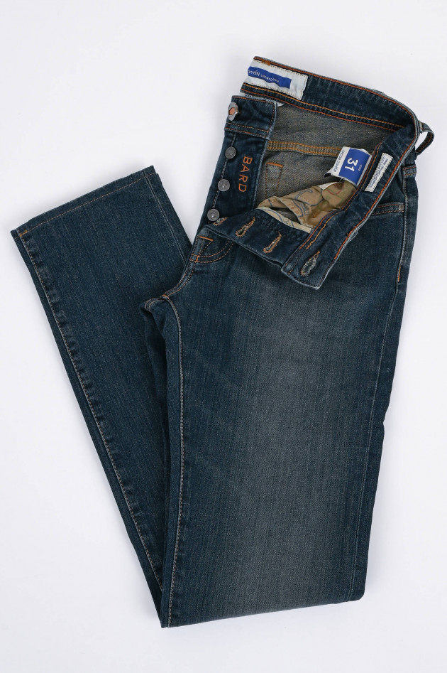 Jacob Cohën Slim Fit Jeans BARD in Mittelblau