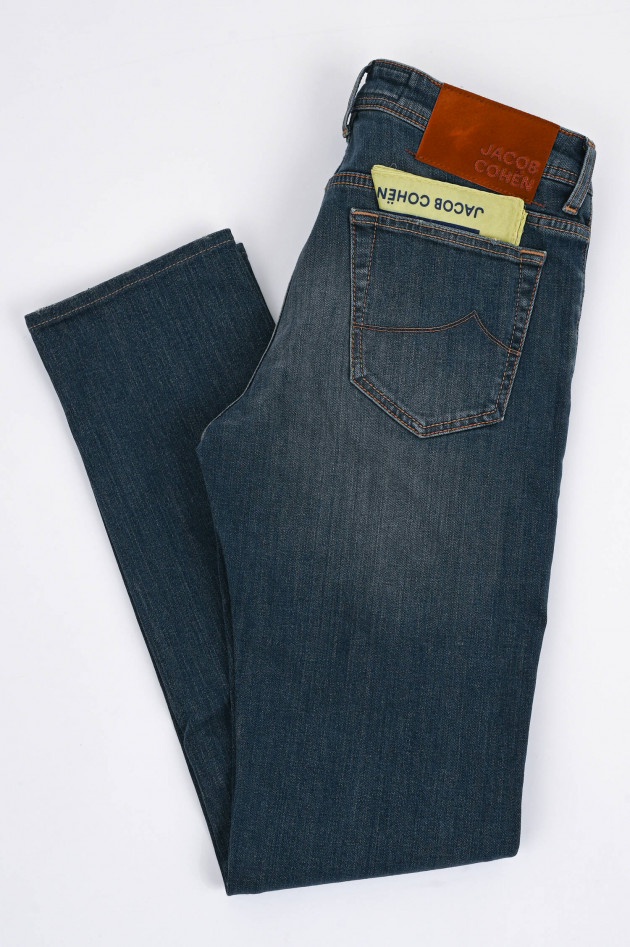 Jacob Cohën Slim Fit Jeans BARD in Mittelblau