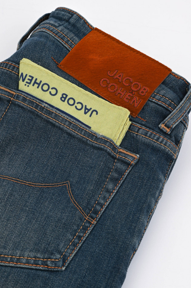 Jacob Cohën Slim Fit Jeans BARD in Mittelblau