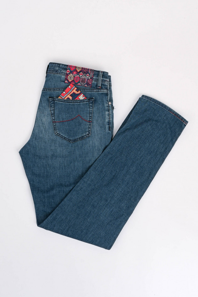 Jacob Cohën Jeans Slim Fit BARD in Mittelblau