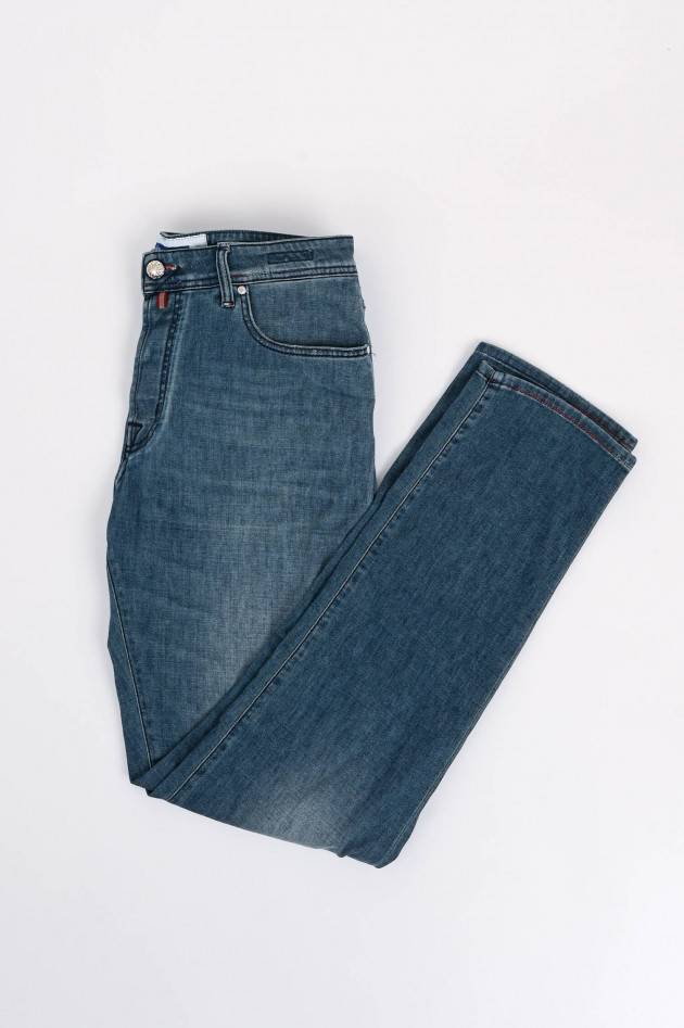 Jacob Cohën Jeans Slim Fit BARD in Mittelblau