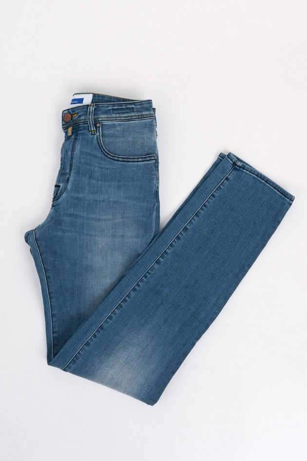 Jacob Cohën Slim Fit Jeans BARD in Mittelblau