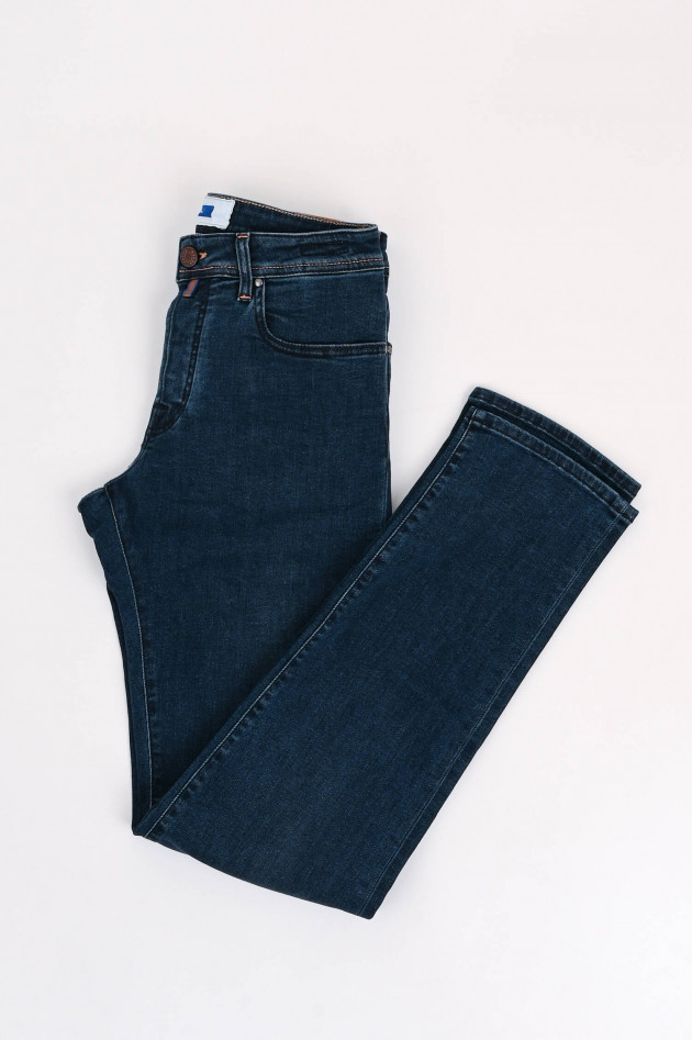 Jacob Cohën Slim Fit Jeans BARD in Dunkelblau