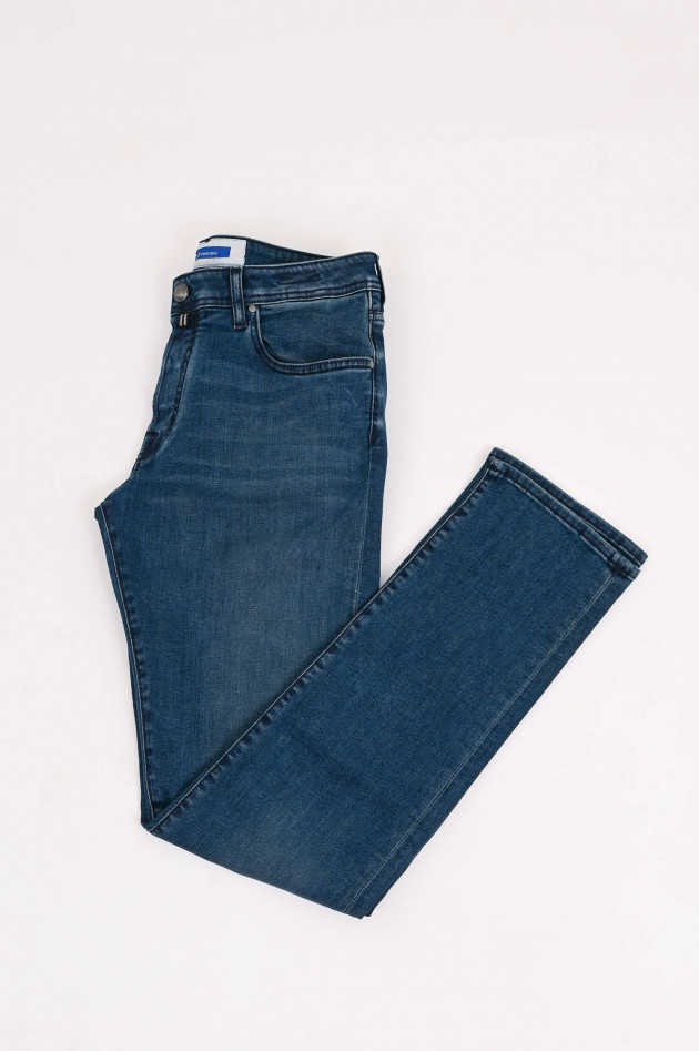 Jacob Cohën Slim Fit Jeans BARD in Mittelblau