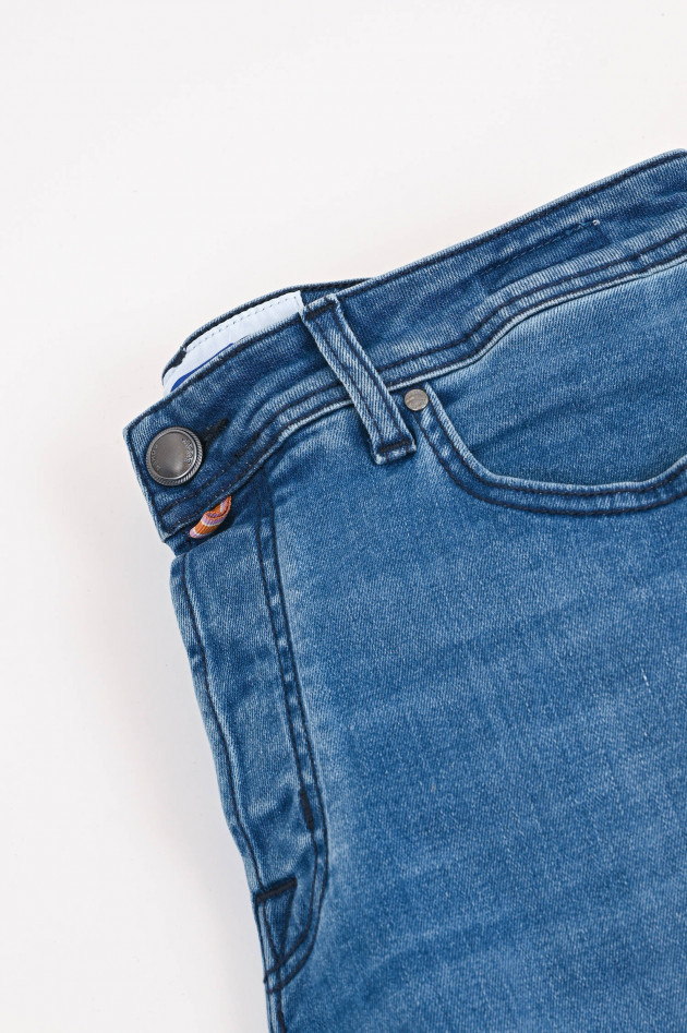 Jacob Cohën Slim Fit Jeans BARD in Mittelblau