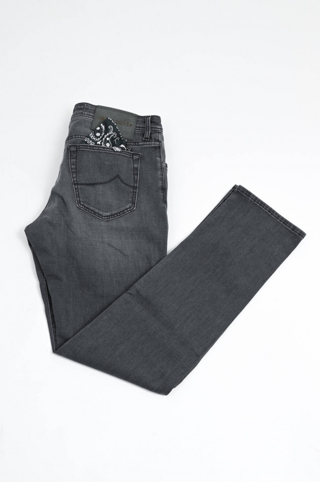 Jacob Cohën Slim Fit Jeans BARD in Dunkelgrau