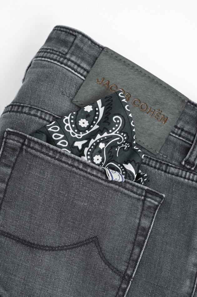 Jacob Cohën Slim Fit Jeans BARD in Dunkelgrau