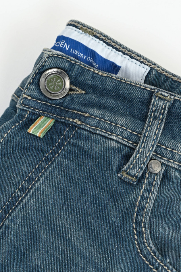 Jacob Cohën  Slim Fit Jeans BARD in Mittelblau