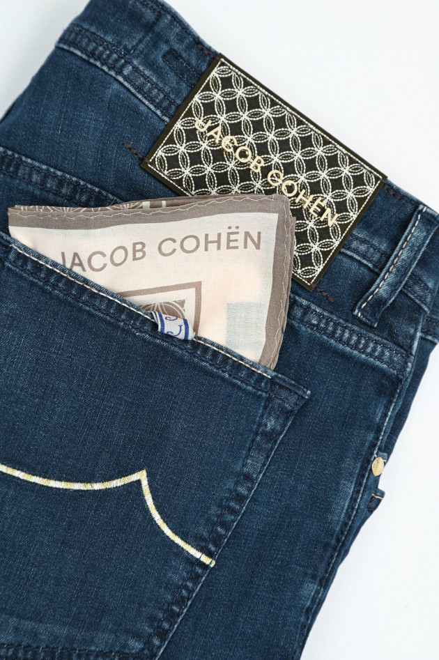 Jacob Cohën Slim Fit Jeans BARD in Dunkelblau