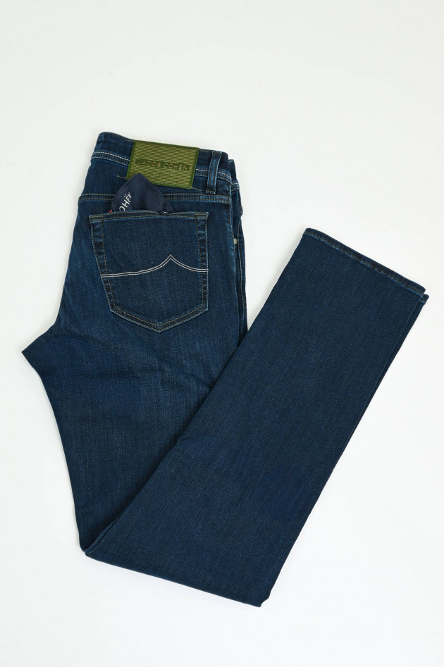 Jacob Cohën Slim Fit Jeans BARD in Dunkelblau