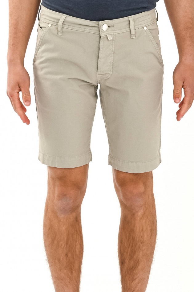 Jacob Cohën Bermudashorts aus Baumwollstretch in Beige