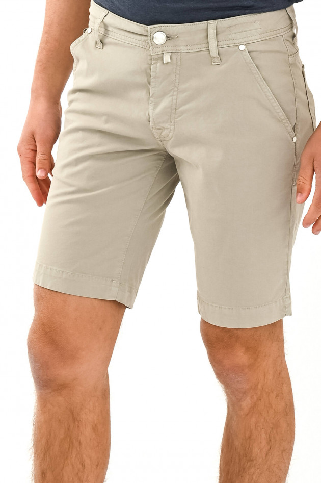 Jacob Cohën Bermudashorts aus Baumwollstretch in Beige