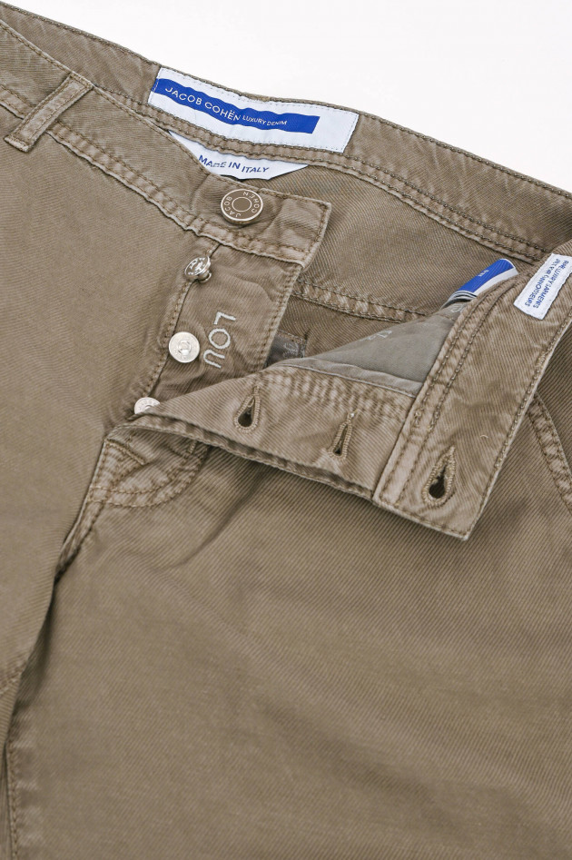 Jacob Cohën Bermuda-Shorts LOU in Taupe
