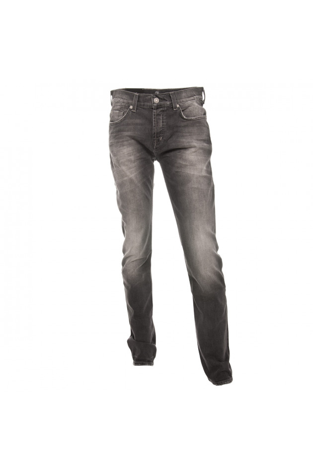 Seven for all Mankind Jeans CHAD the low slim in Grau