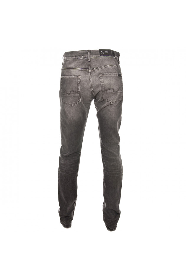 Seven for all Mankind Jeans CHAD the low slim in Grau