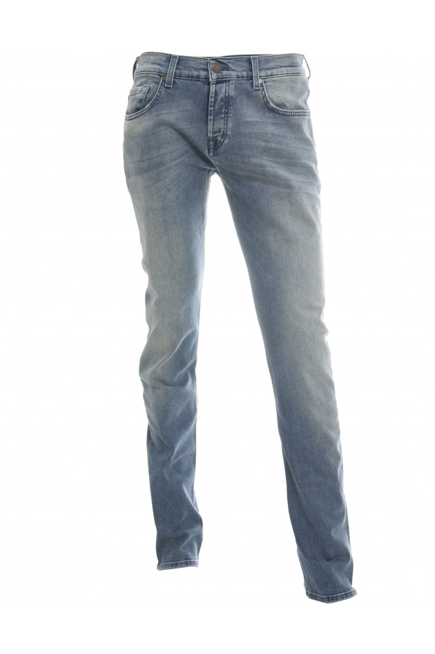 Seven for all Mankind Jeans CHAD the Low Slim in Hellblau