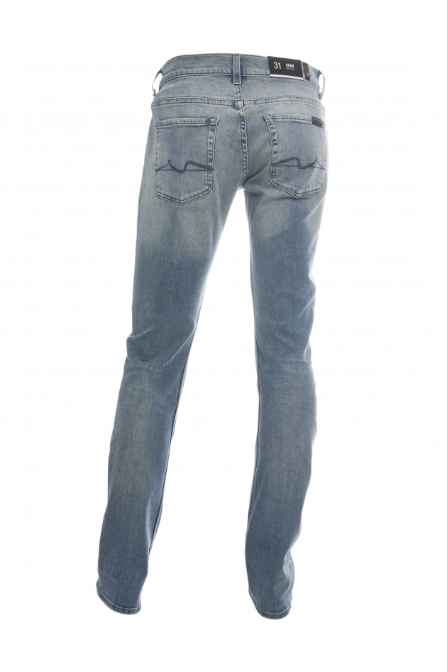 Seven for all Mankind Jeans CHAD the Low Slim in Hellblau