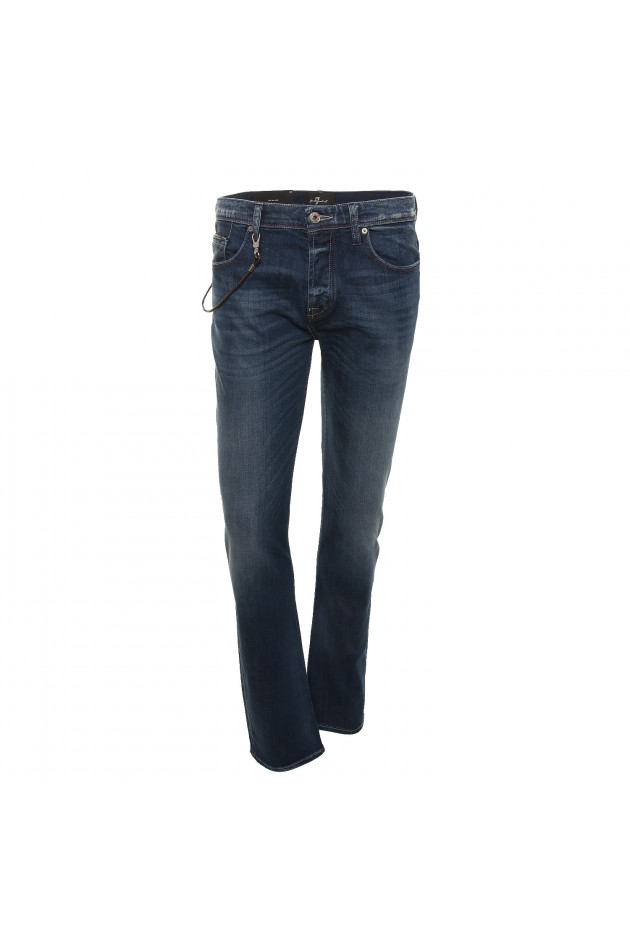 Seven for all Mankind Jeans CHAD the Low Slim in Mittelblau