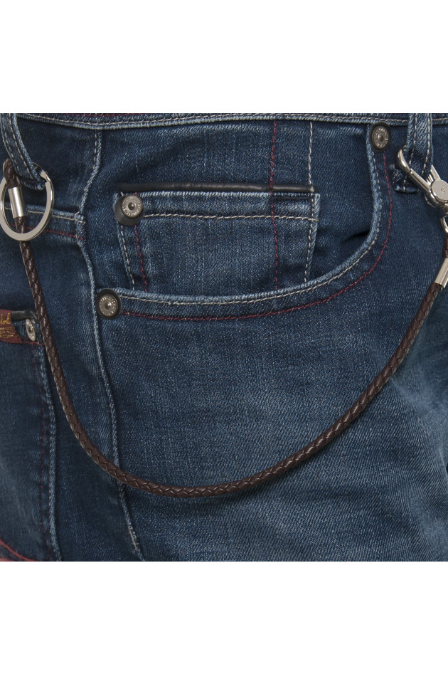 Seven for all Mankind Jeans CHAD the Low Slim in Mittelblau