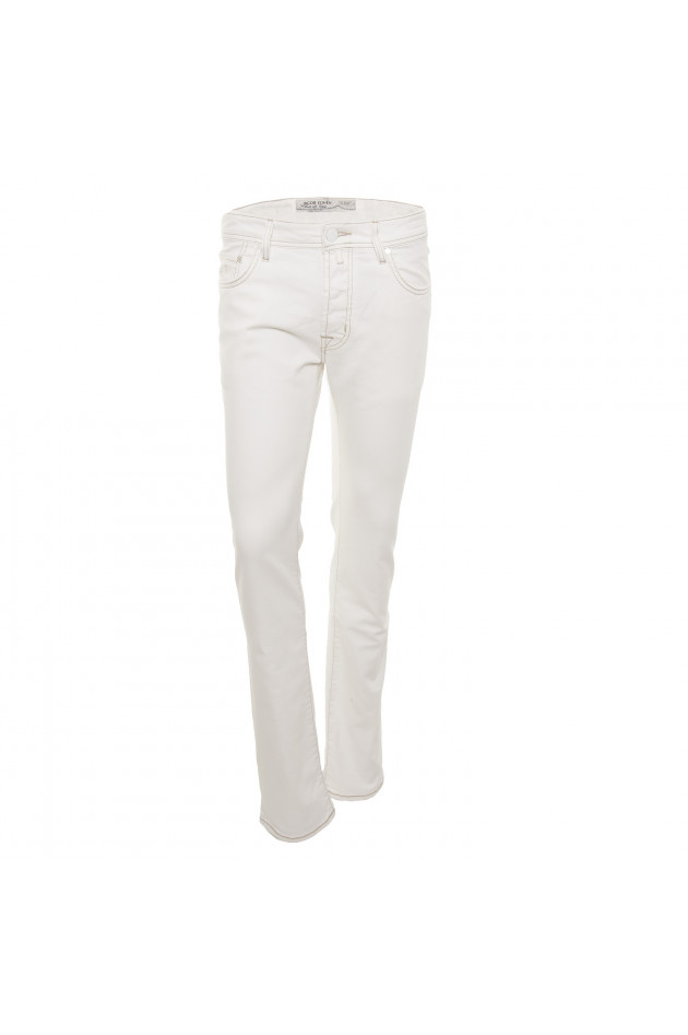 Jacob Cohën Jeans in Weiß