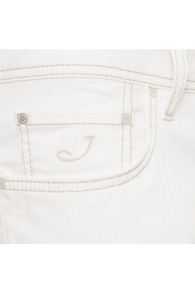 Jacob Cohën Jeans in Weiß