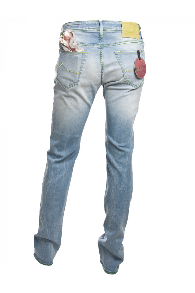 Jacob Cohën Jeans TAILORED FIT in Hellblau/Grün