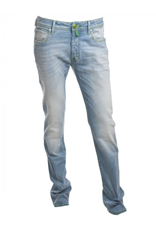 Jacob Cohën Jeans TAILORED FIT in Hellblau/Grün