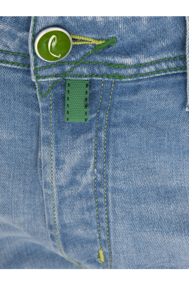 Jacob Cohën Jeans TAILORED FIT in Hellblau/Grün