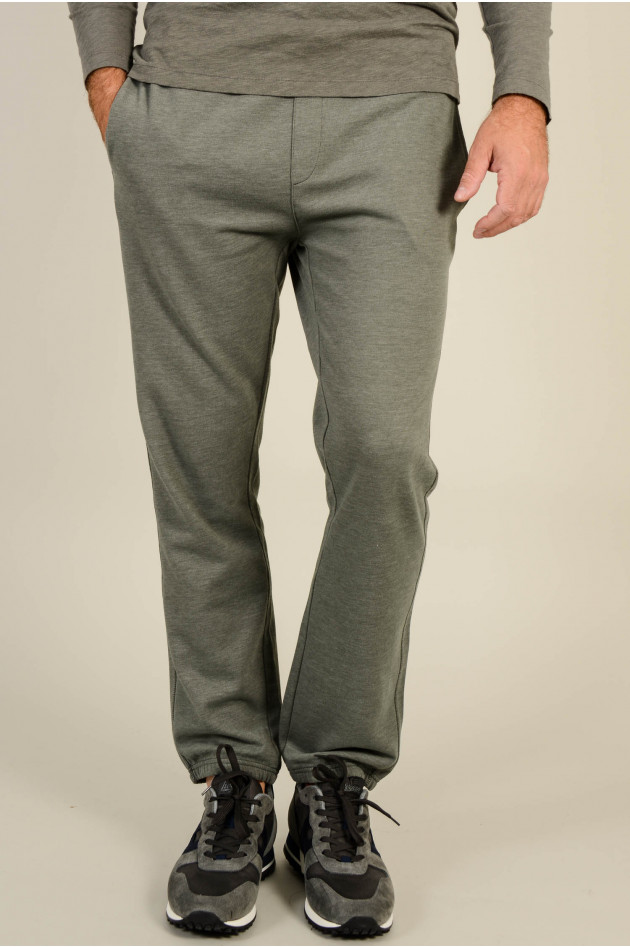 Juvia Jogginghose in Oliv meliert