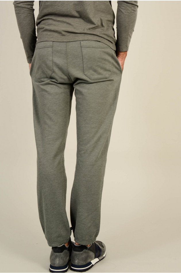 Juvia Jogginghose in Oliv meliert