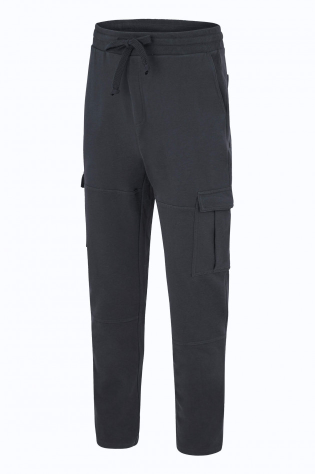 Juvia Jersey Cargo-Sweatpants in Antra