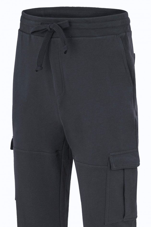 Juvia Jersey Cargo-Sweatpants in Antra